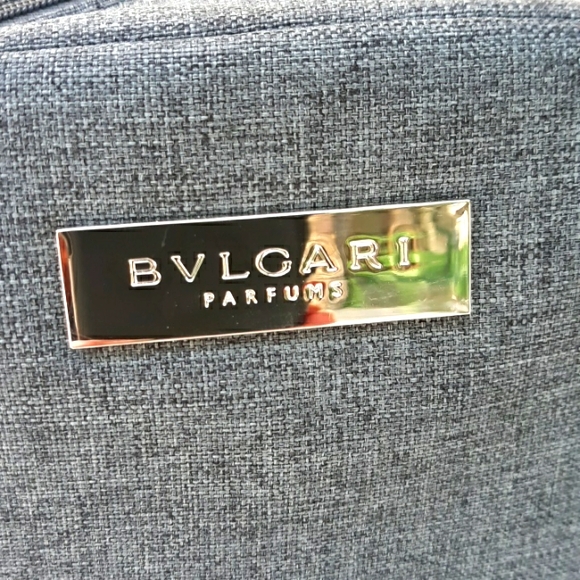 NWOT BVLGARI PARFUMS UNISEX TOILETRY/SHAVE KIT BAG - Picture 2 of 9